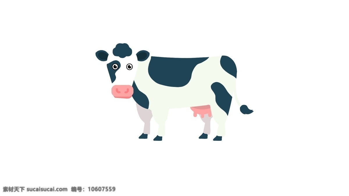 卡通奶牛 卡通牛 可爱奶牛 奶牛插画 手绘奶牛 卡通厨师 动物厨师 厨师插画 卡通形象设计 标志图标 其他图标