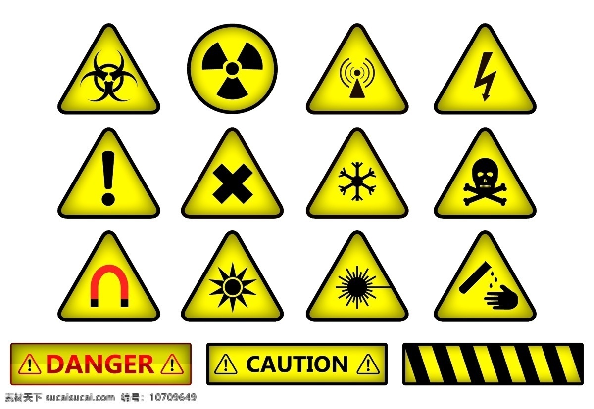 危险图标 危险标志 警示图标 核污染 核辐射 骷髅图标 警示标志 danger 危险物品 危险品 时尚背景 图标 标志 标签 logo 小图标 标识标志图标 矢量
