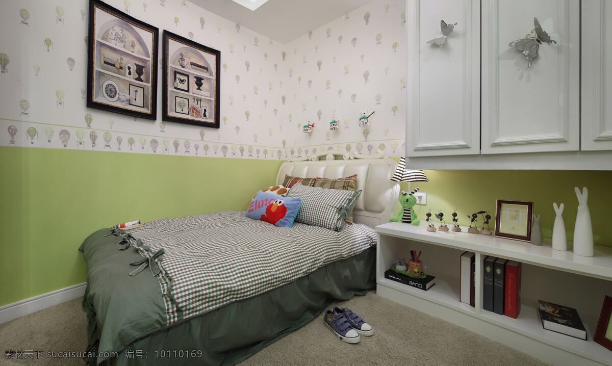 现代 儿童 房 装修 效果图 儿童房 家装效果图 欧式 奢华 设计素材 时尚 室内设计 室内装修 卧室