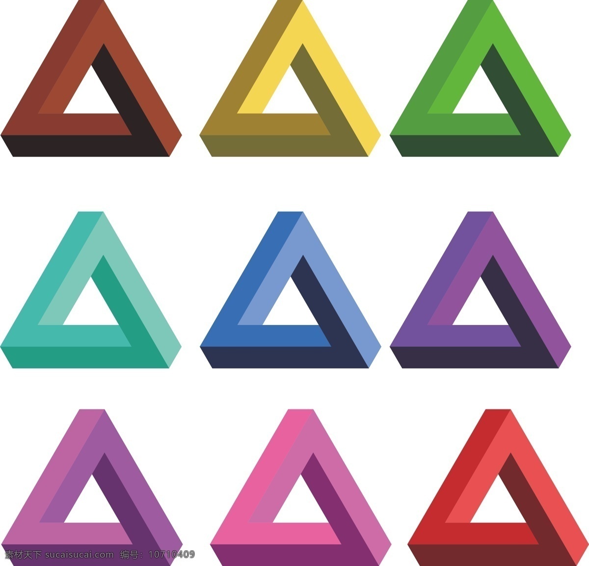 彭罗斯 penrose 三角形 彭罗斯三角形 不可能三角形 三角 现代设计 无理图形 透视 目光 改变 思维 矛盾空间 埃舍尔 作品 二维 三维 非现实 可能 超现实 空间结构 triangle 文化艺术