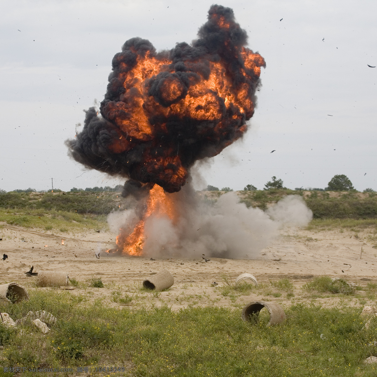 爆炸爆破 爆炸 爆破 火焰 燃烧 爆裂 火花 火光四溅 失火 火灾 风光方面素材 自然风景 自然景观
