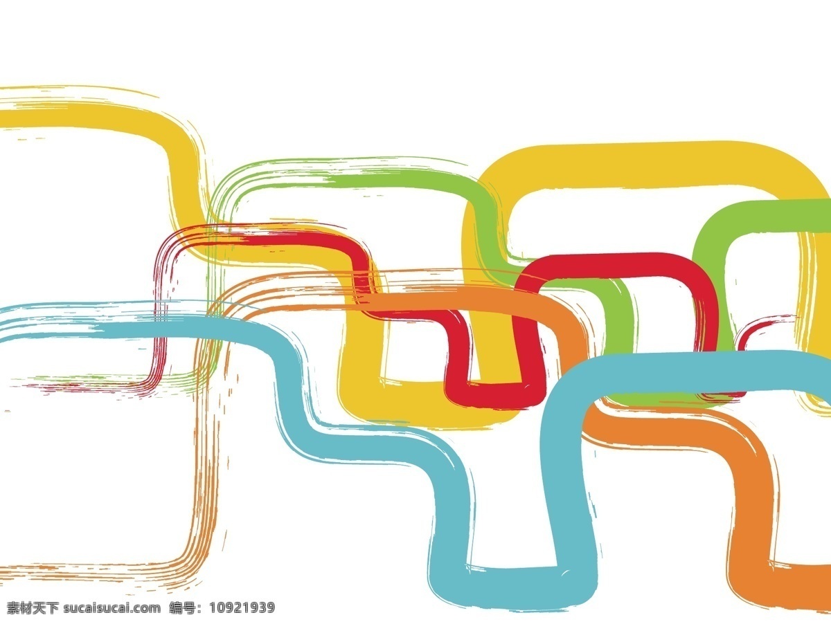 变形 彩色 条纹 背景 彩条 广告 平面 元素 矢量 矢量图 花纹花边