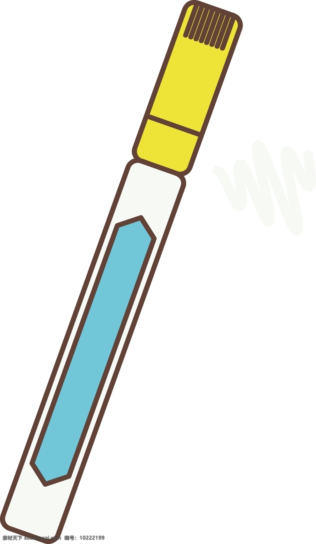 黄色 中性笔 插画 黄色的中性笔 精美中性笔 漂亮的中性笔 创意中性笔 立体中性笔 文具中性笔