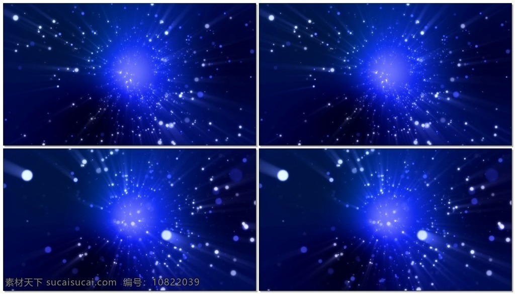 蓝色 粒子 光斑 动态 背景 高清视频素材 视频素材 动态视频素材 简约 超炫