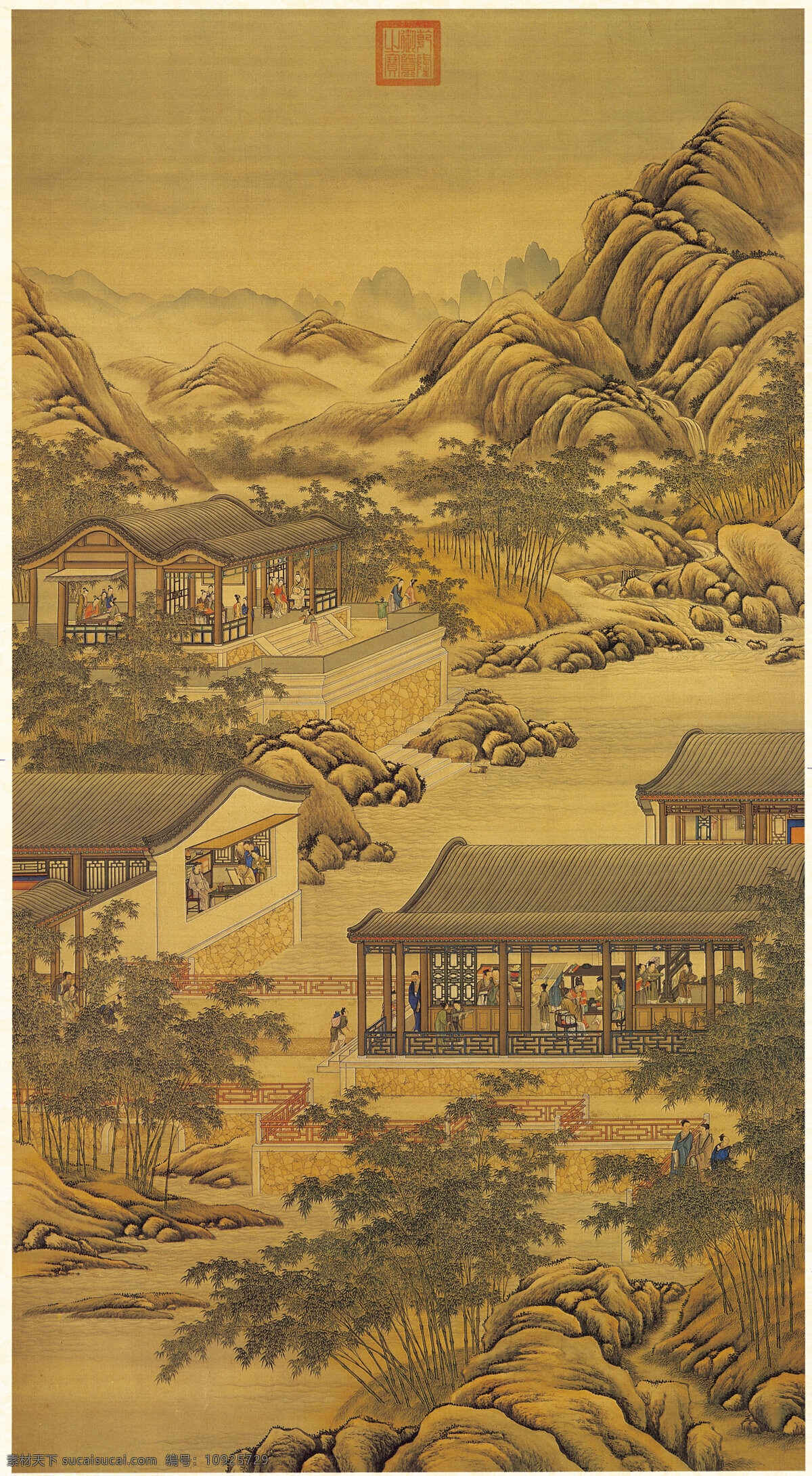 中国画 中国山水画 山水画 文人 仕女 中国建筑 绘画书法 文化艺术