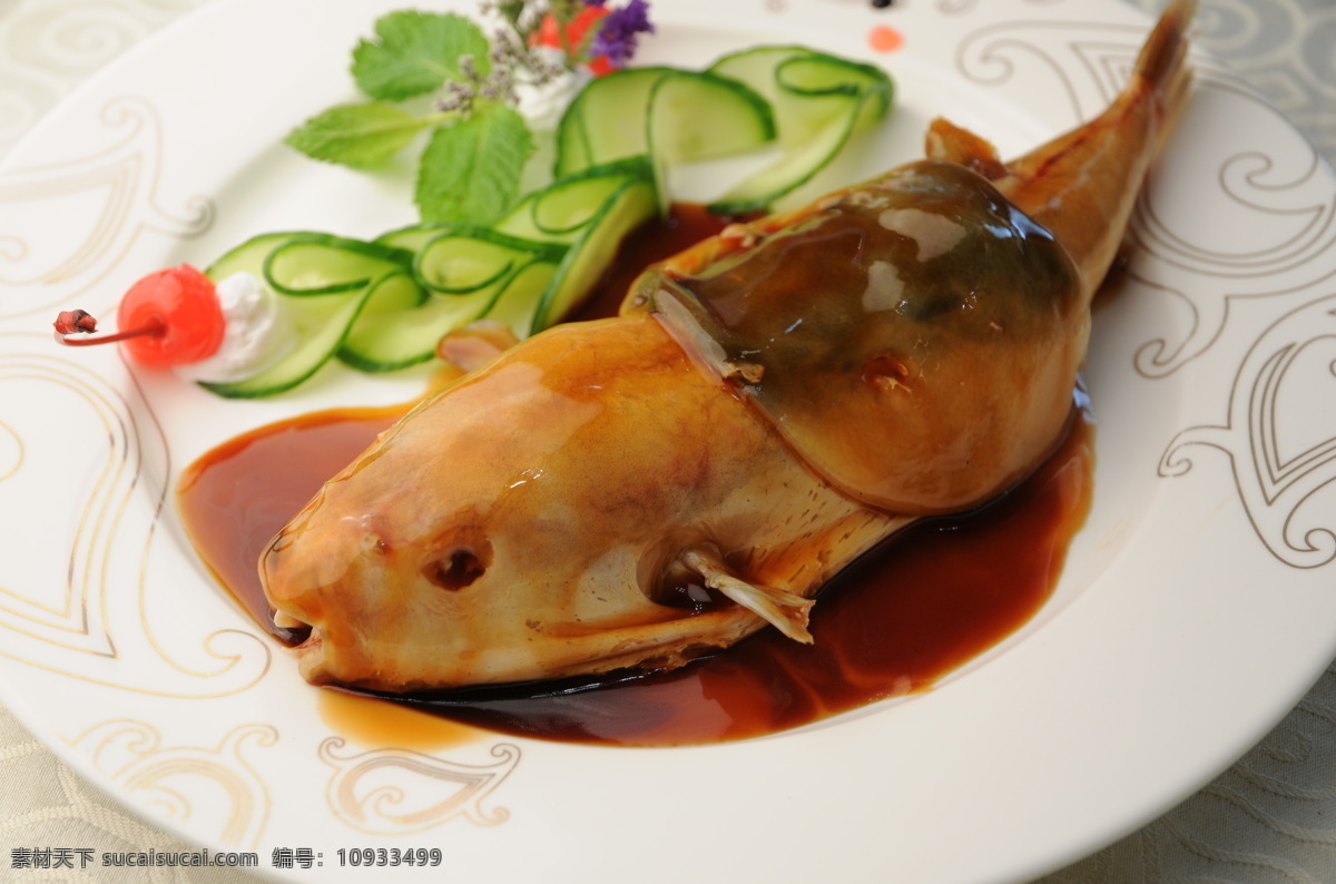红烧河豚 传统美食 餐饮美食