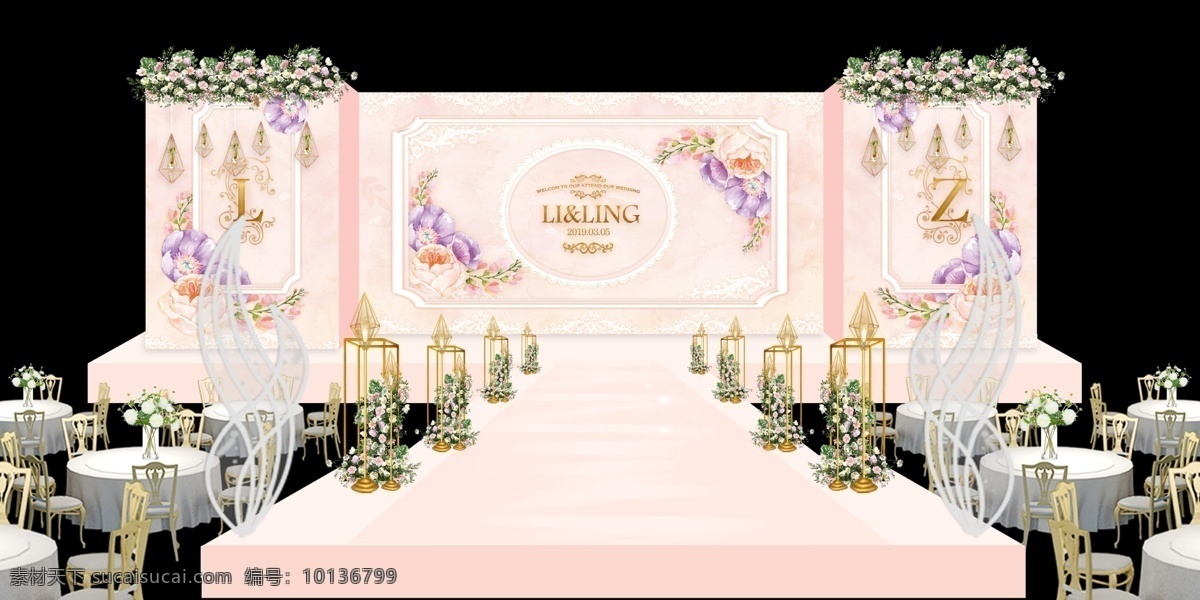 欧式婚礼 粉色婚礼 主题婚礼 婚礼设计 婚礼背景 粉色浪漫 背景