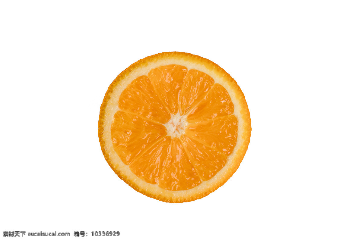 新鲜 橙子 果肉 切片 白底 图 白底图 元素 素菜 鲜橙