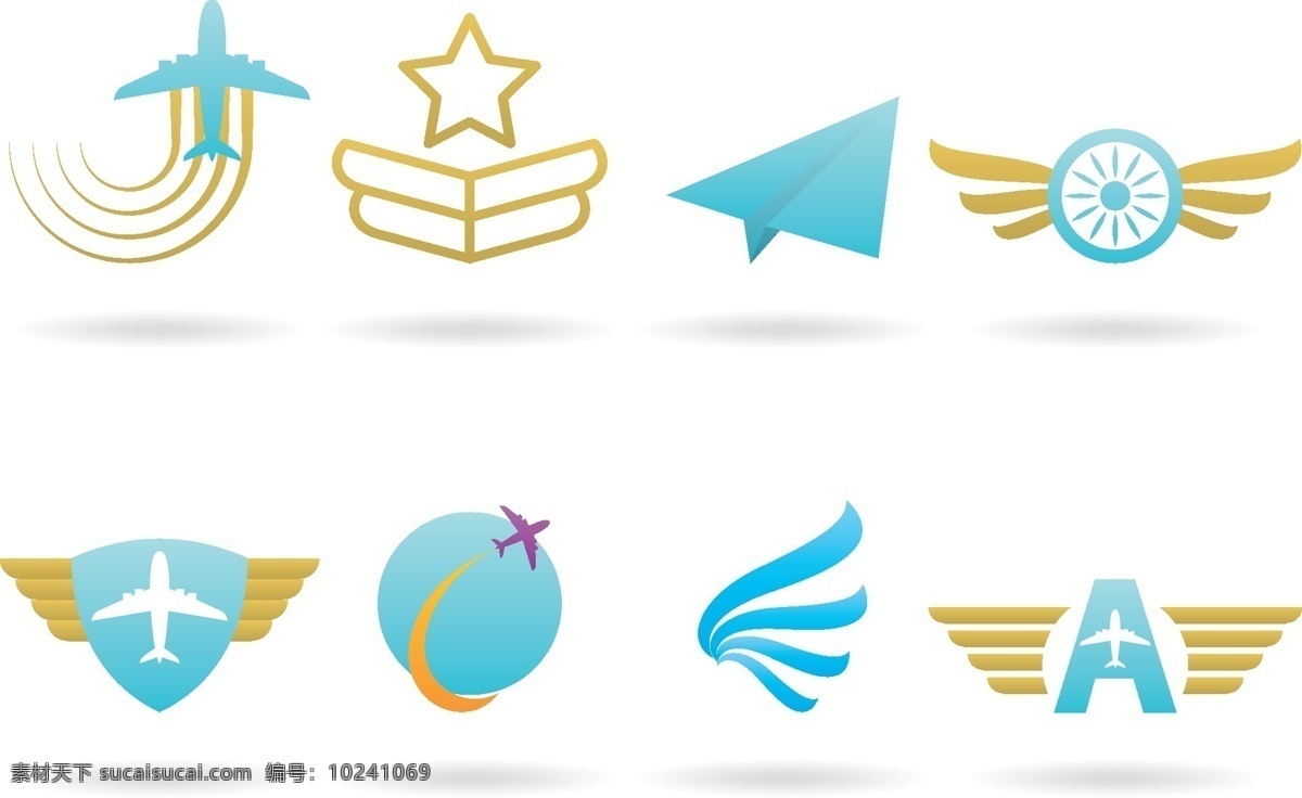 飞机标志 军机 标志 平面向量 步道 商业 符号 元素 插图 飞机 风格 背景 广告 图标 品牌 公司 概念 模板 图形卡 形状 抽象 现代 平面 创意 公司标识