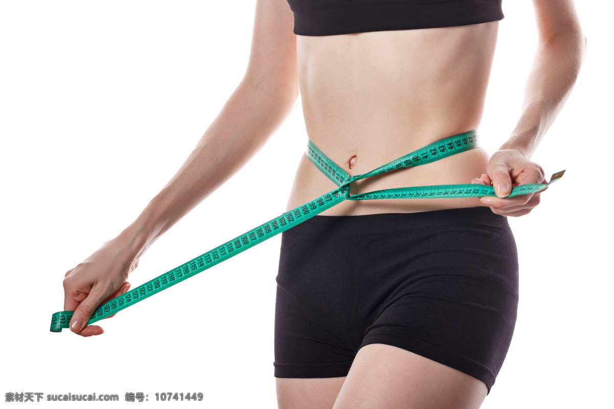测量 腰围 女孩 美丽 美容 饮食概念 饮食女人 运动 女性 健身 健康 生活方式 肥胖 摄影图片 生活百科 娱乐休闲