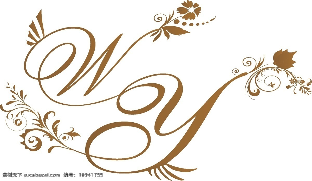logo 花纹 婚礼 婚礼logo 其他设计 字母 wy 矢量 模板下载 婚礼素材wy 婚礼字母 psd源文件 婚纱 儿童 写真 相册 模板