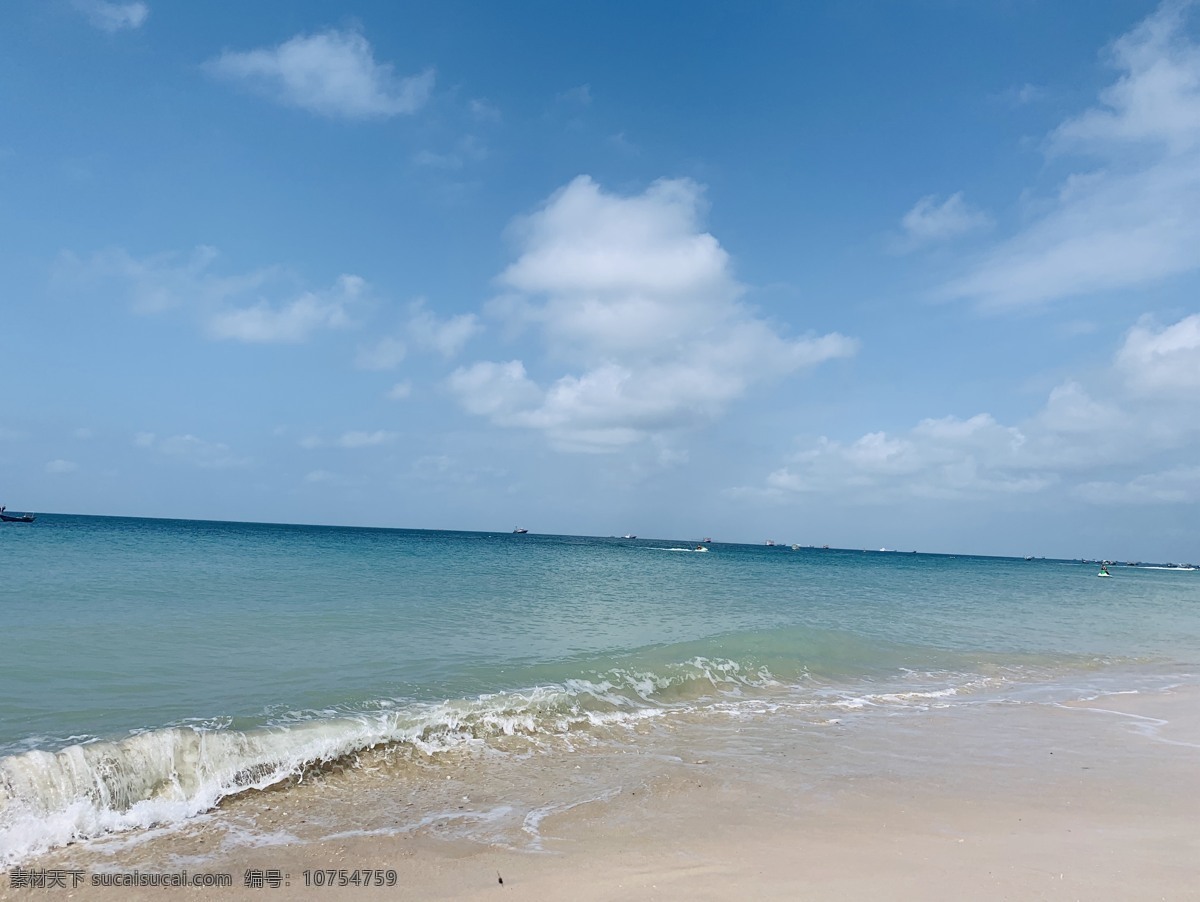 北海海景 涠洲岛 贝壳滩 五彩贝壳滩 海景原图 自然景观 山水风景