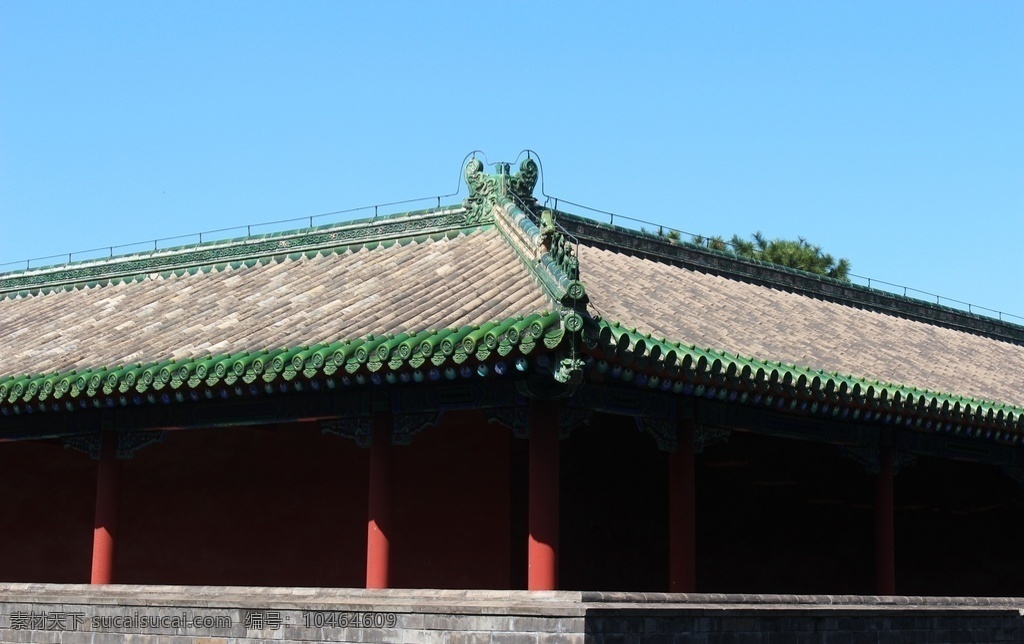 天坛图片 天坛 北京 斋宫 公园 旅游 夏天 阳光 蓝天 自然景观 自然风景