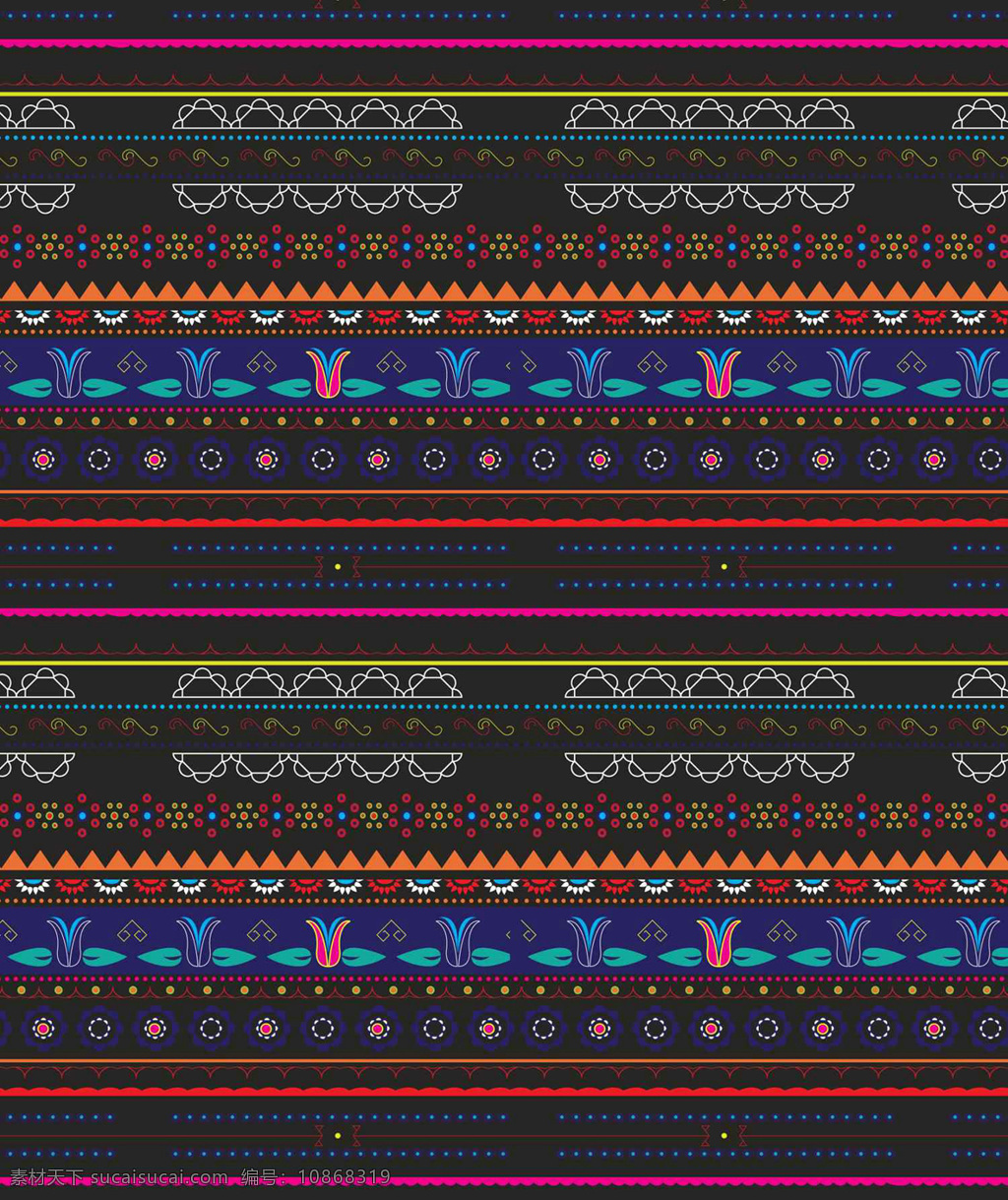 位图免费下载 服装图案 民族风 民族花纹 位图 面料图库 服装设计