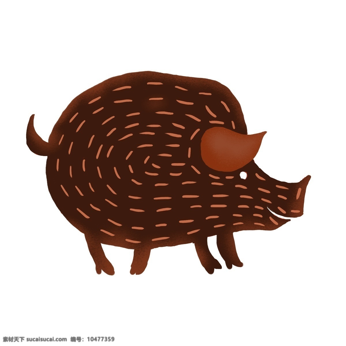 卡通 手绘 猪年 猪 元素 商用 手绘猪 动物 卡通可爱风