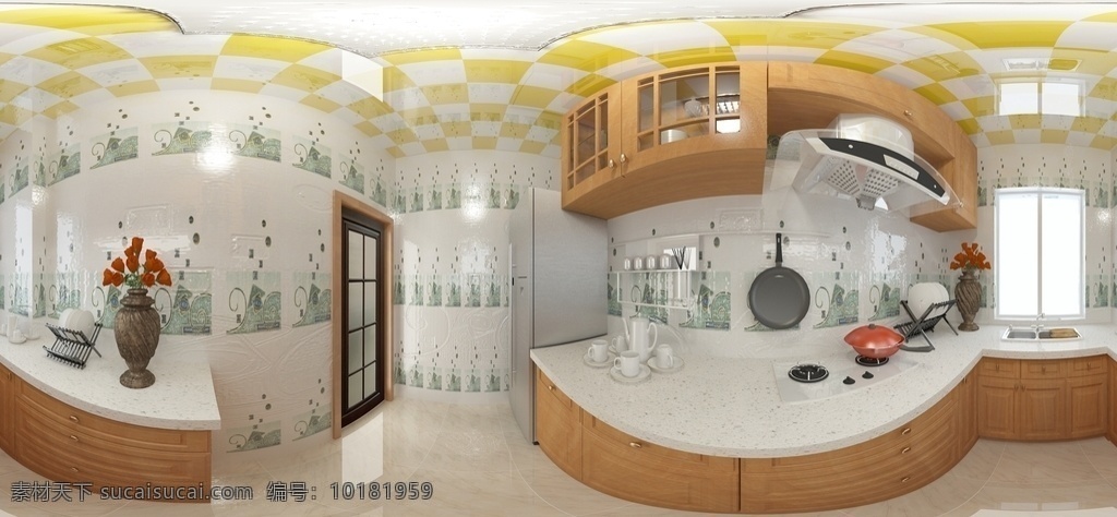 好美 家 厨房 室内 全景 图 好美家设计 室内全景图 360全景图 厨房全景图 室内360 环境设计 室内设计