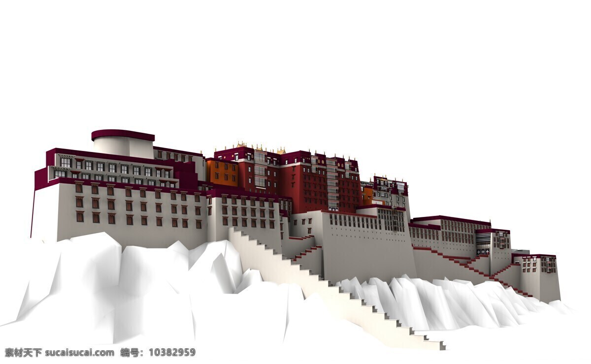布达拉宫 西藏建筑 藏式建筑 宫殿建筑 古建筑 历史建筑 建筑园林 建筑摄影