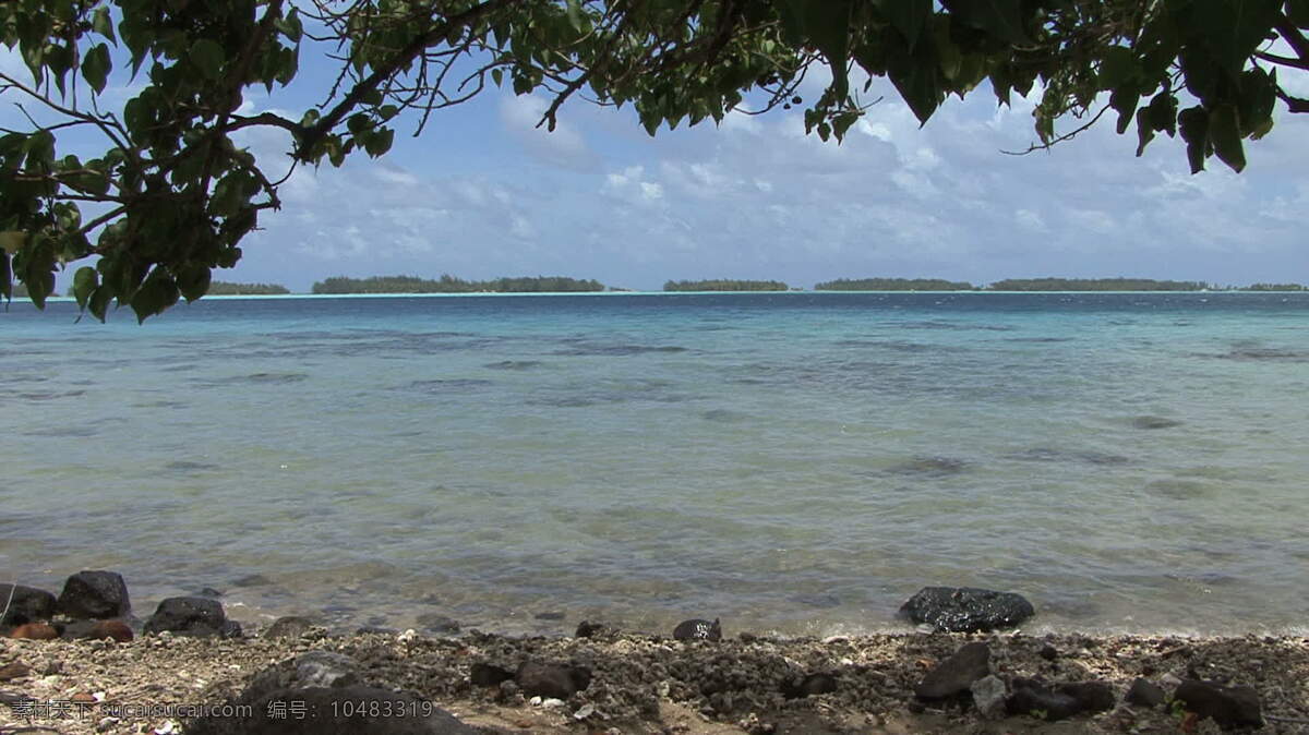 波拉 泻湖 水域 股票 视频 画面 清晰 海 海浪 天堂 湾 岩石 波拉波拉岛 法属波利尼西亚 太平洋 岛屿 热带 海洋 水 平静 岩石海岸 其他视频