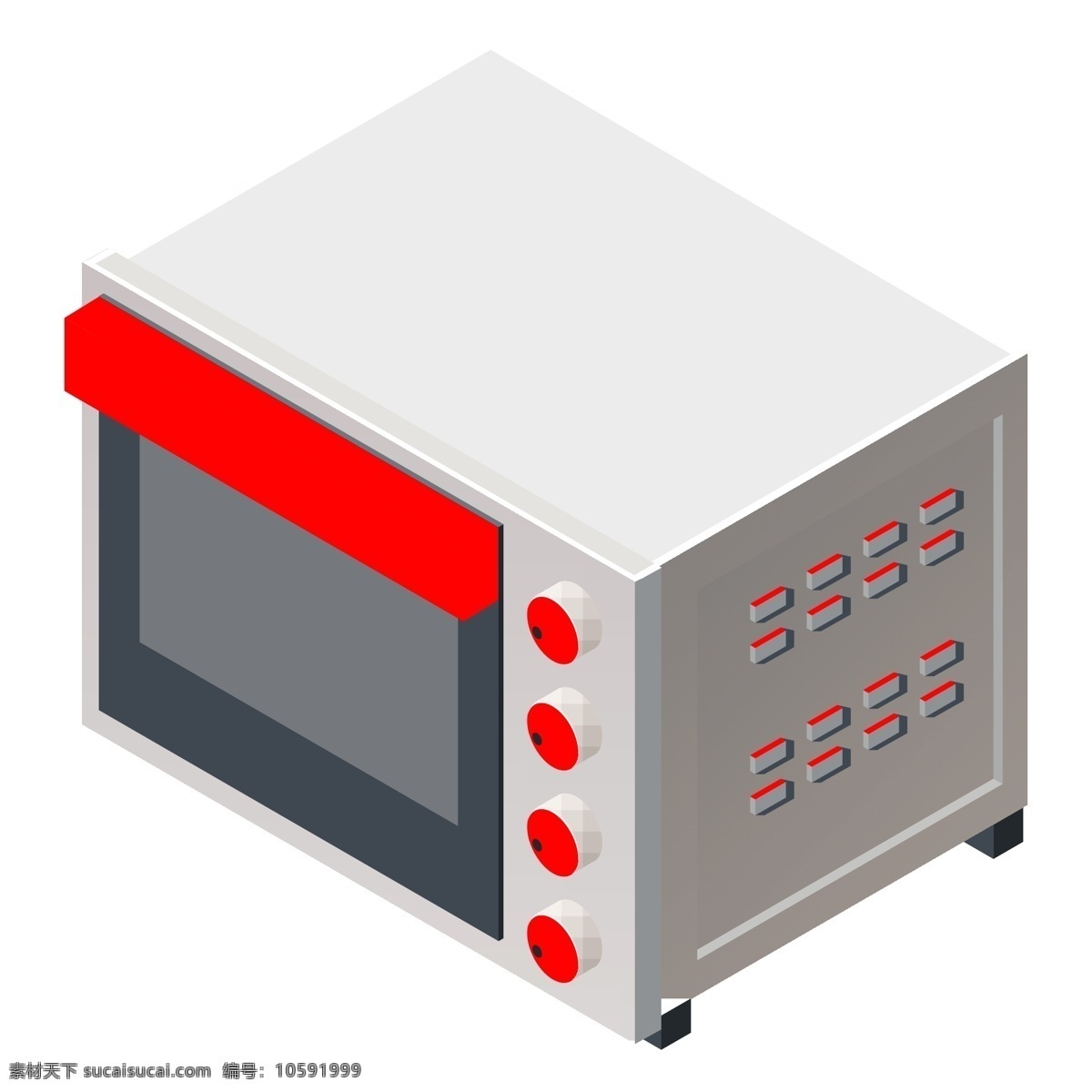 d 家用电器 家用 烤箱 矢量 元素 2.5d 家用烤箱 装饰元素 矢量元素