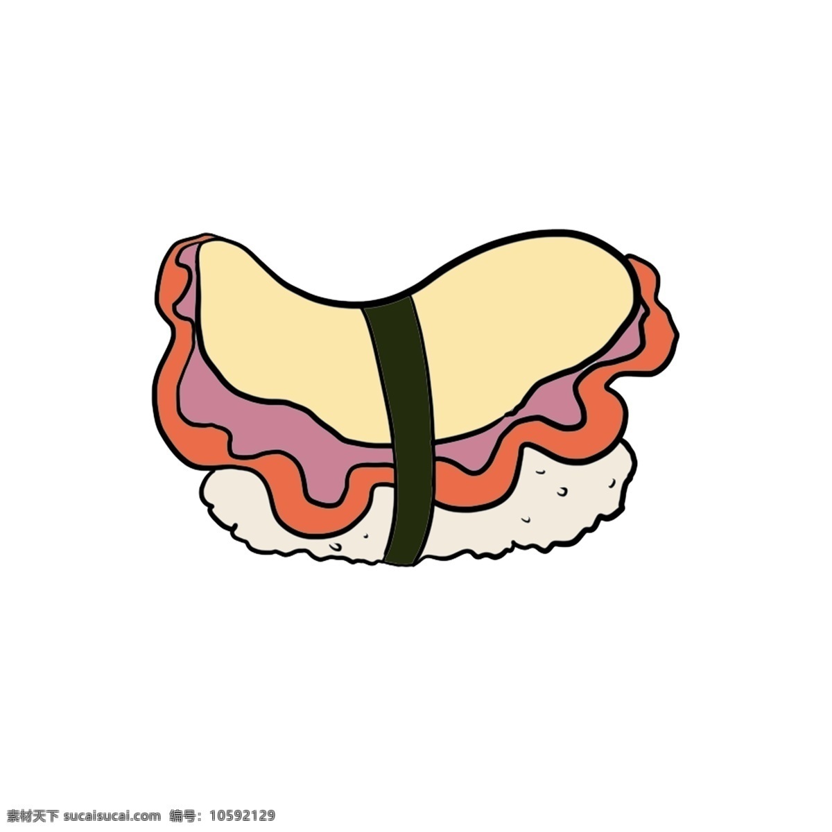 美味 三文鱼 寿司 小吃 寿司插图 美味的寿司 三文鱼寿司 日本美食 寿司插画 特色小吃 食物