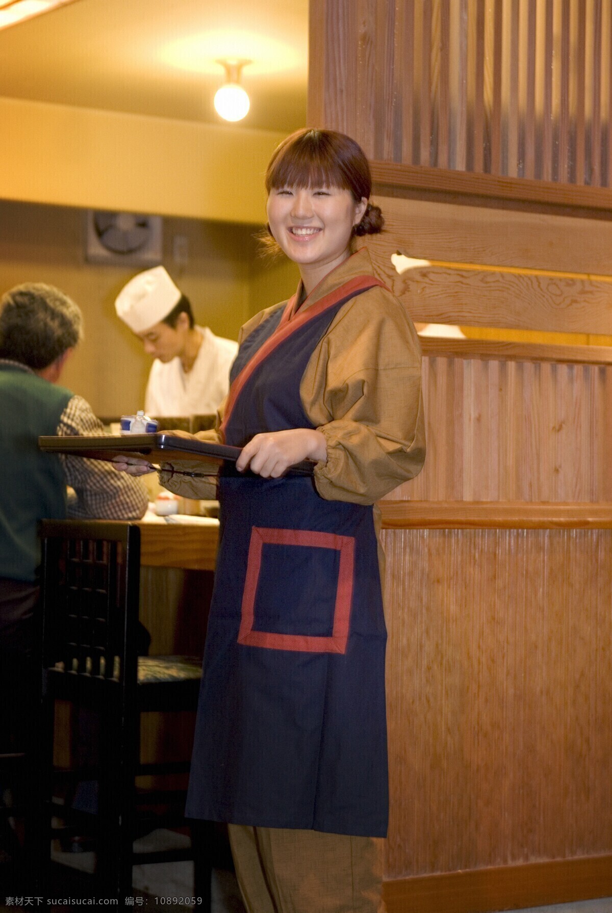 餐饮 服务员 职业人物 职业女性 职业男性 男人 女人 兼职工作 餐饮工作者 餐饮业 生活人物 人物图片