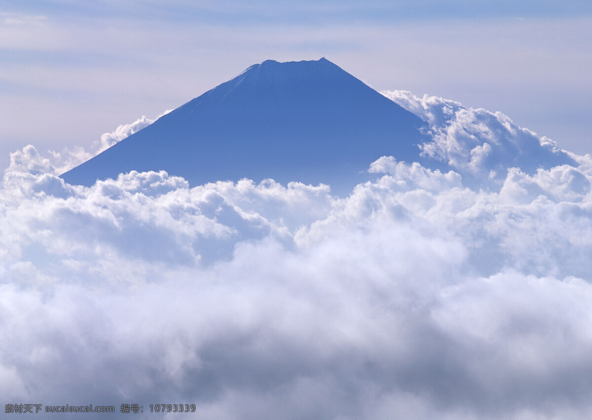 富士山 日本 云海 雪山 旅游 国外旅游 37樱花 自然景观 自然风景 灰色