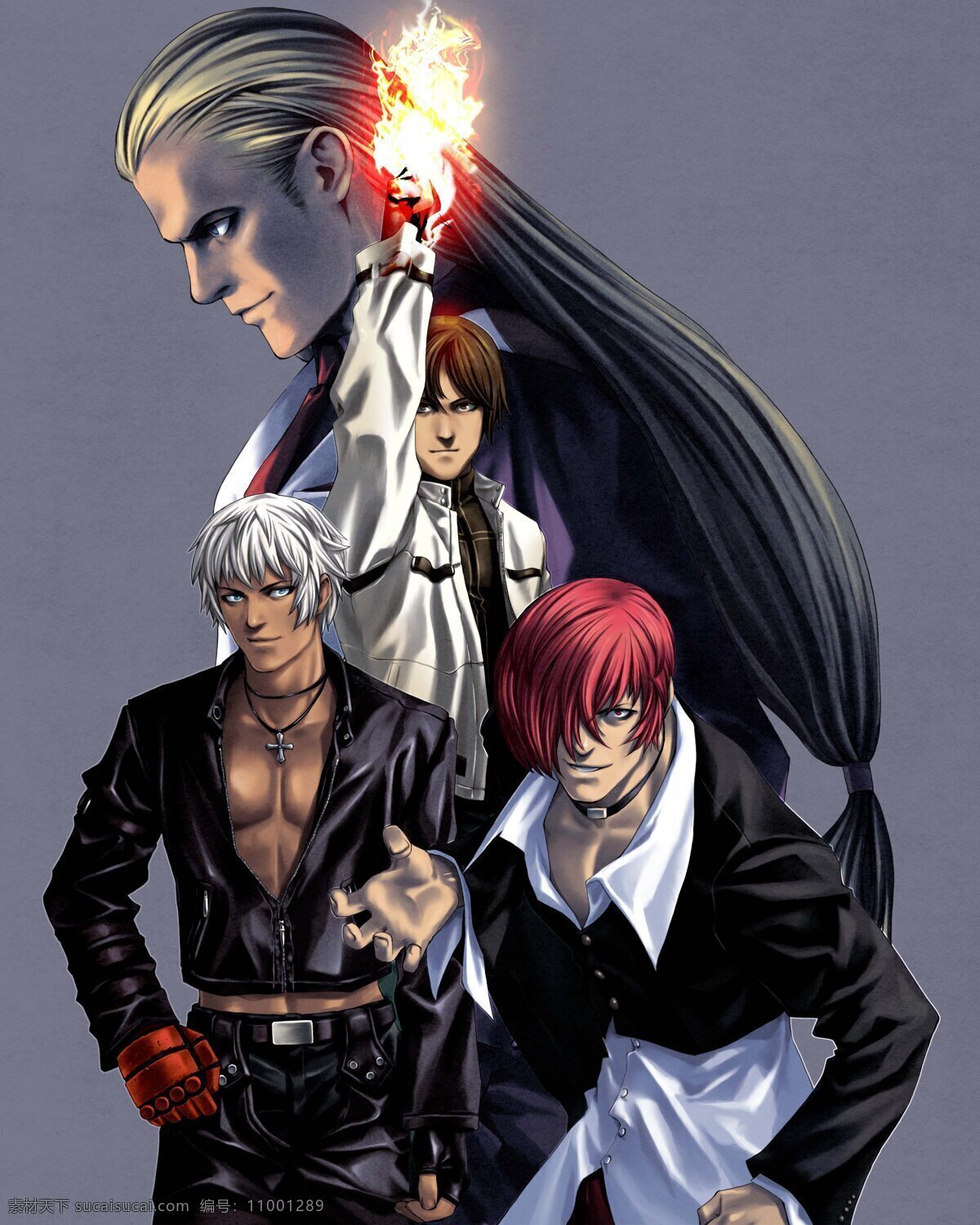 拳皇 草薙京 八神庵 火焰 k kof 战士 斗士 格斗游戏 游戏壁纸 动漫人物 动漫动画