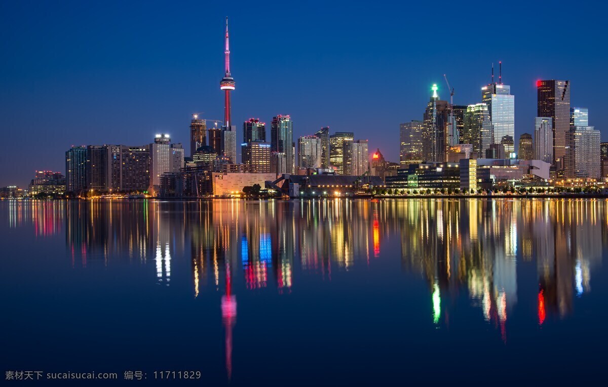 加拿大 夜景 高清 图 灯光 加拿大建筑 建筑 建筑素材 美景