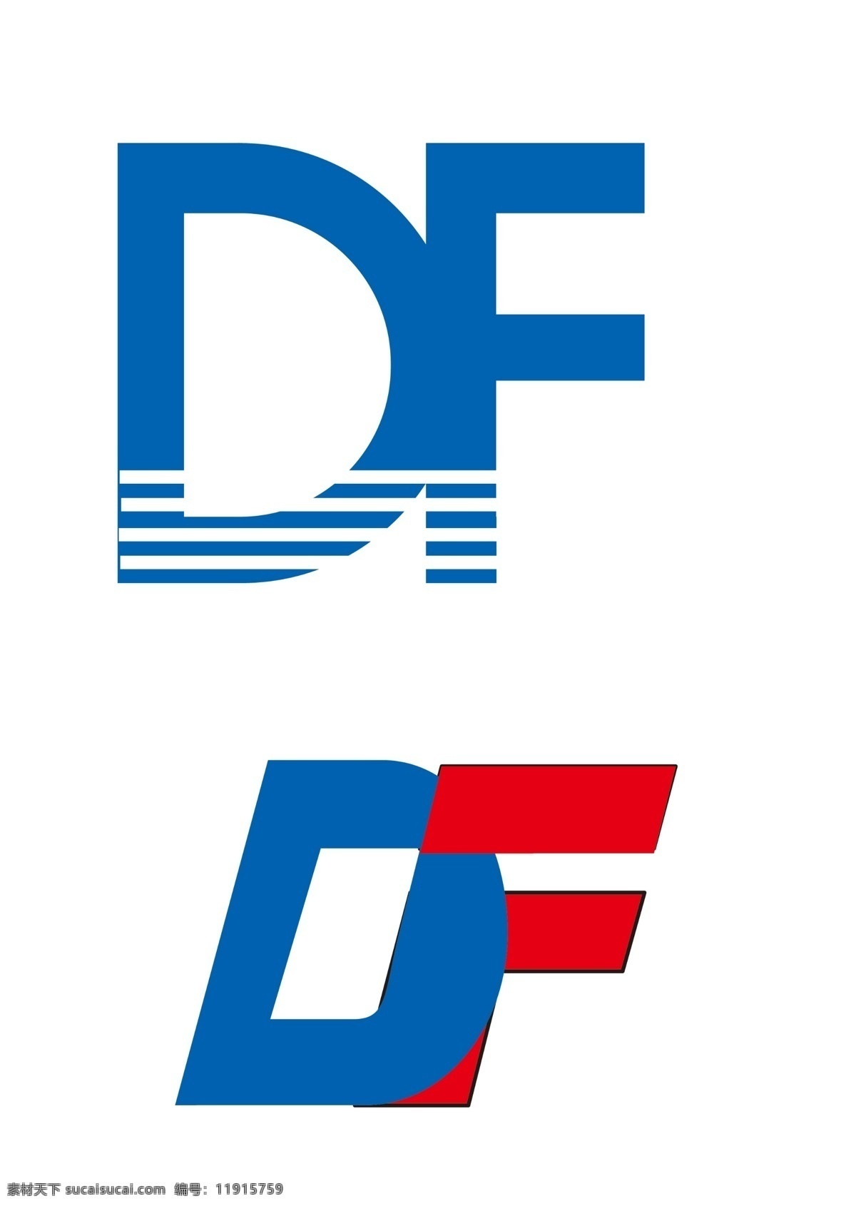 df变形 d f logo 字母变形 df字母组合 英文字母变形 标志图标 企业 标志