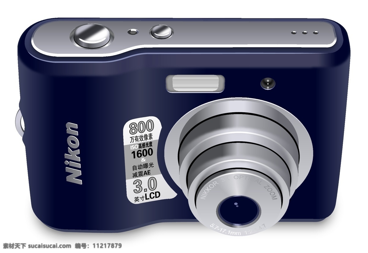 卡片 尼康 现代工业 现代科技 相机 矢量 nikon l18 模板下载 psd源文件