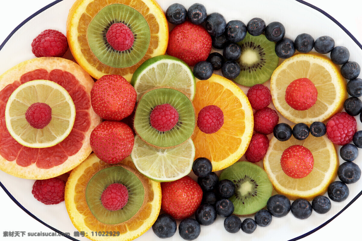 水果 拼图 柠檬 蓝莓 草莓 调料 诱人美食 食物原料 食材原料 食物摄影 美食图片 餐饮美食