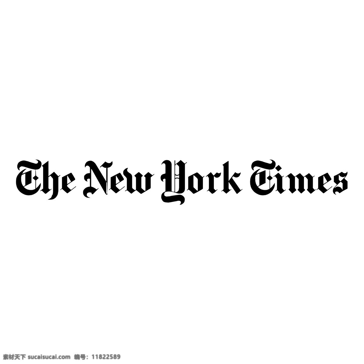 自由 纽约时报 标志 标识 白色