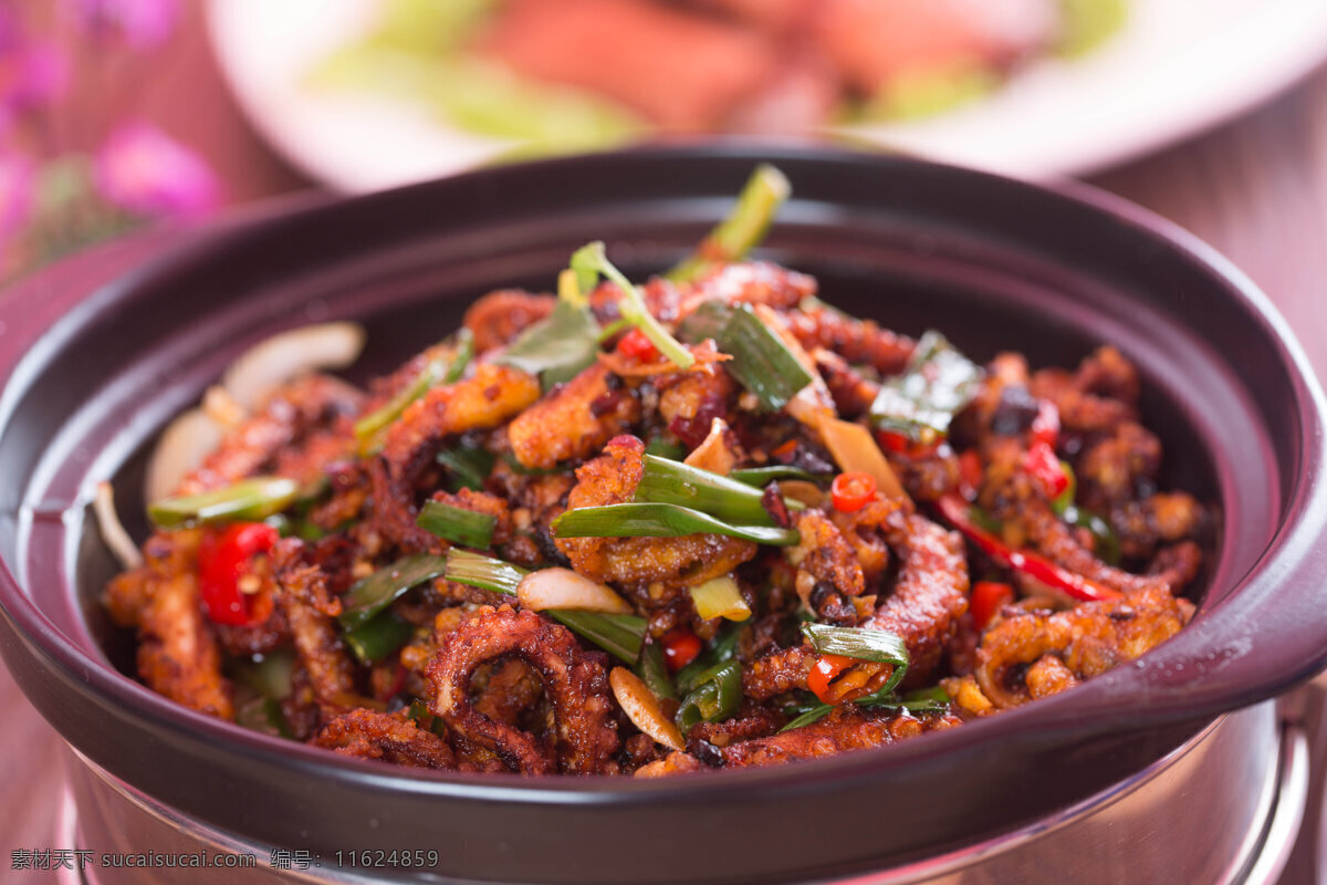 干锅八爪鱼 菜品图 菜单图 特色菜 菜图 餐饮美食 传统美食