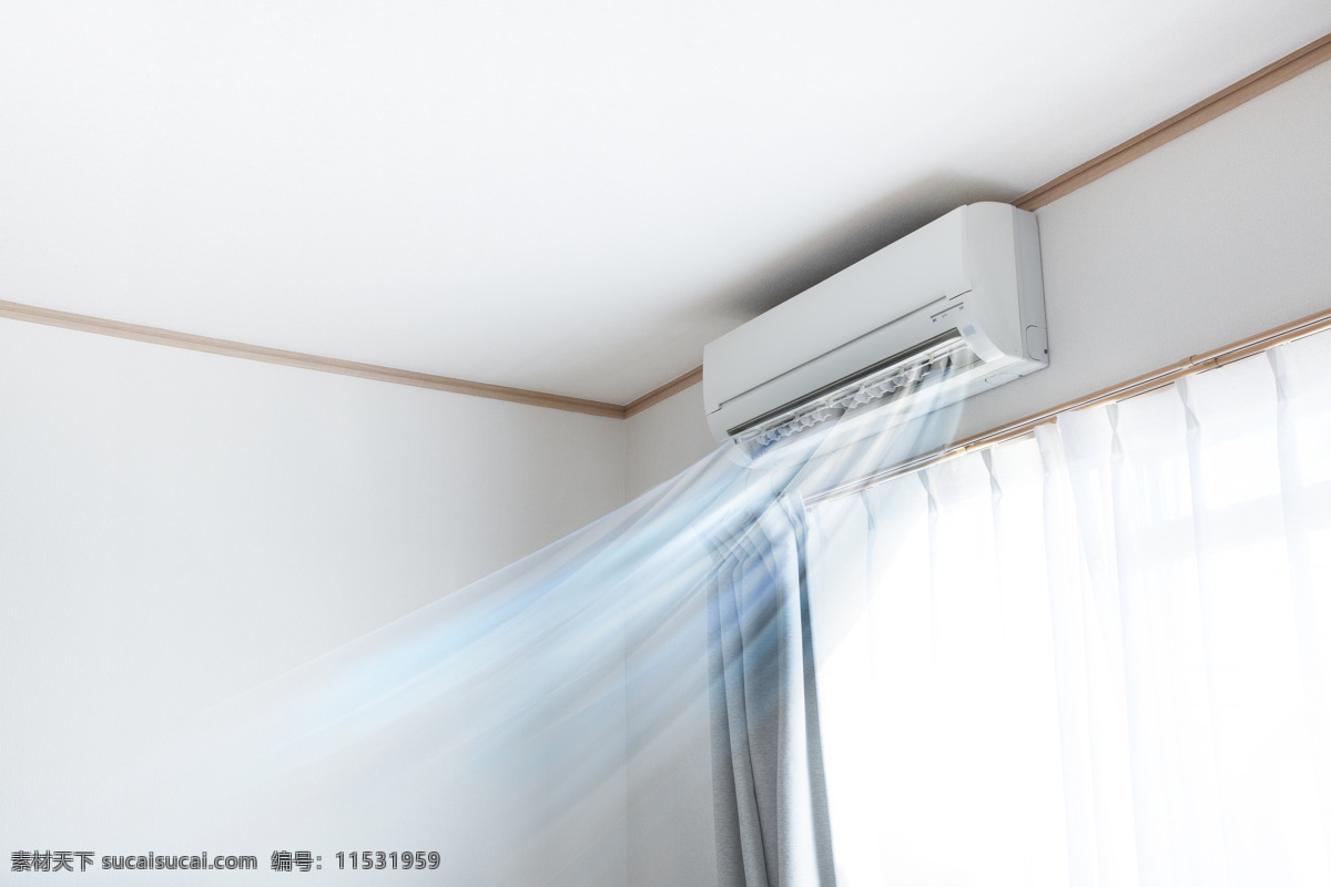 室内制冷空调 空调 挂壁式空调 制冷 家电电器 空调海报 家具电器 生活百科 白色