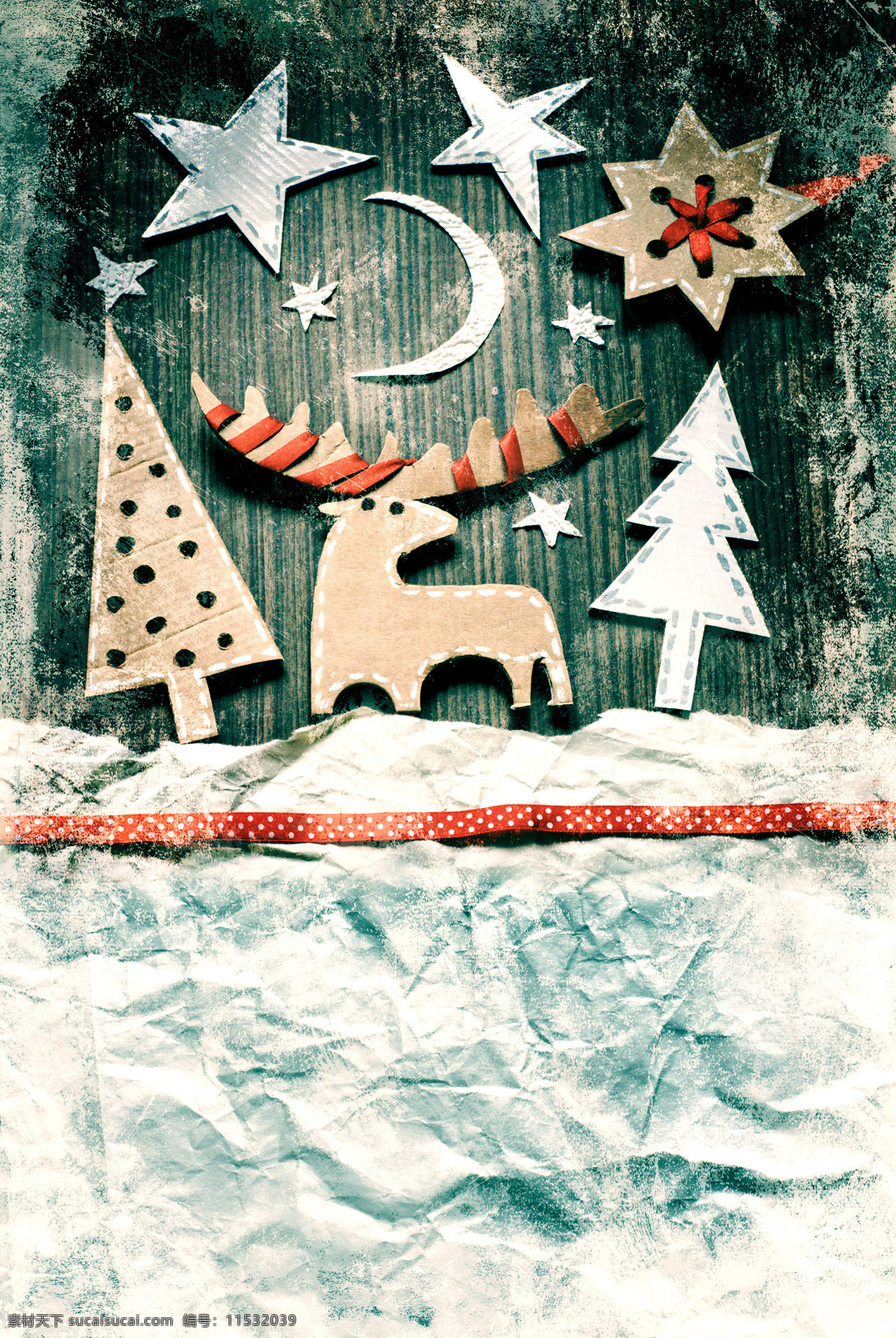 圣诞节 卡片 圣诞节背景 新年背景 圣诞树 麋鹿 圣诞节贺卡 圣诞节卡片 底纹边框 底纹背景 纸张背景 圣诞节图片 生活百科
