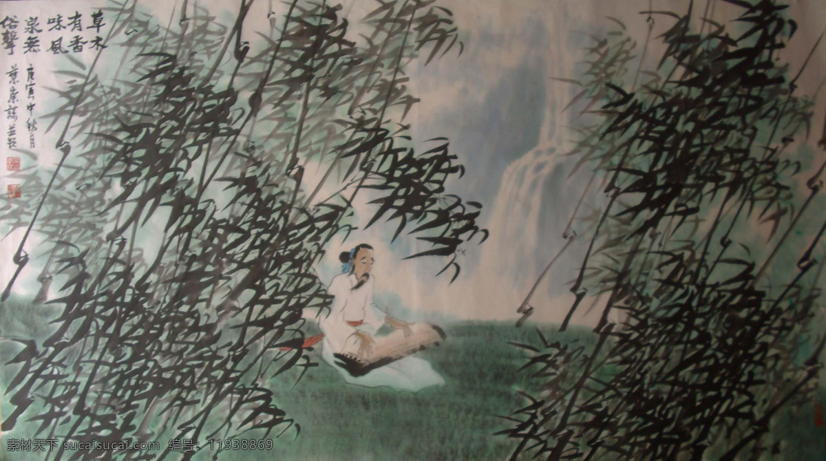 彩墨山水画 风景画 国画 国画山水 绘画 绘画书法 墨迹 瀑布 山水画 设计素材 模板下载 中国画 山水国画 写意画 书法 大师作品 写意 写意国画 国画写意 水墨画 树木 植物 山峰 山 云雾 奇峰 竹子 文化艺术 装饰素材 山水风景画