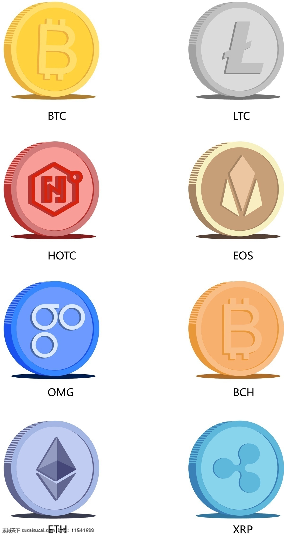 虚拟货币图标素材图片下载-素材编号11541699-素材天下图库