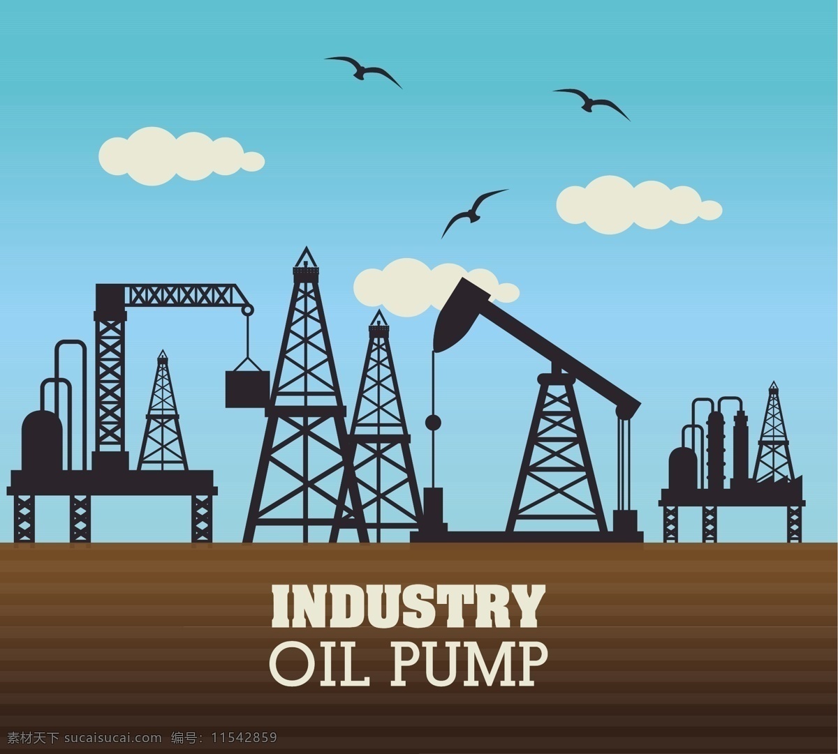 能源 石油 制造 行业 矢量图 制作 商务矢量图 卡通矢量 卡通图案 商务卡通图案 ppt矢量图 图案 扁平化矢量