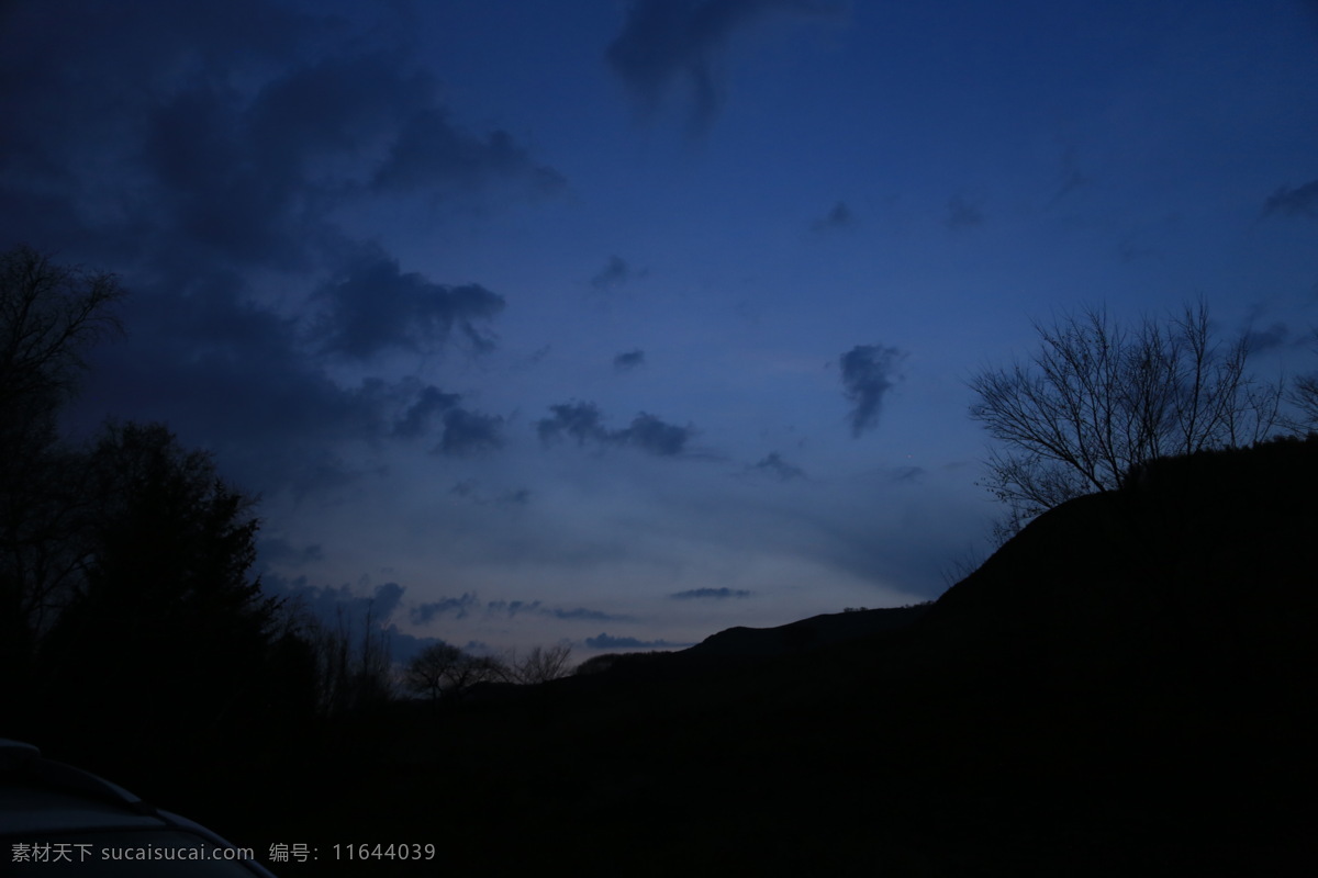 夜晚天空 夜晚 天空 日落 夜色 内蒙 自然景观 自然风景