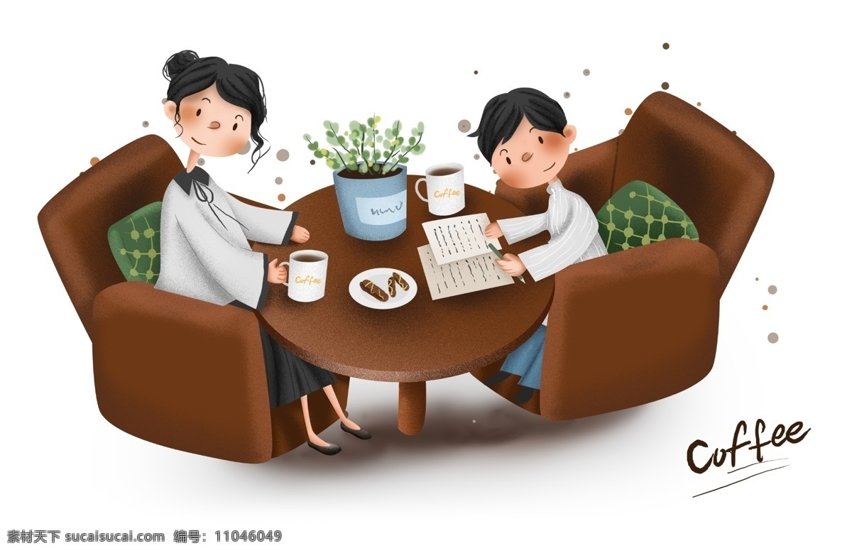 学习 系列 咖啡店 写作 业 男孩 工作 白领 咖啡 沙发 饮品 热咖啡 咖啡屋 拿铁 卡布奇诺 母女 写作业