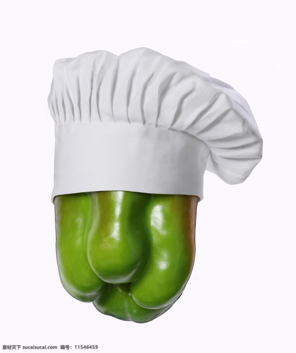 辣椒 厨师 帽子 新鲜蔬菜 厨师帽子 水果蔬菜 餐饮美食 白色