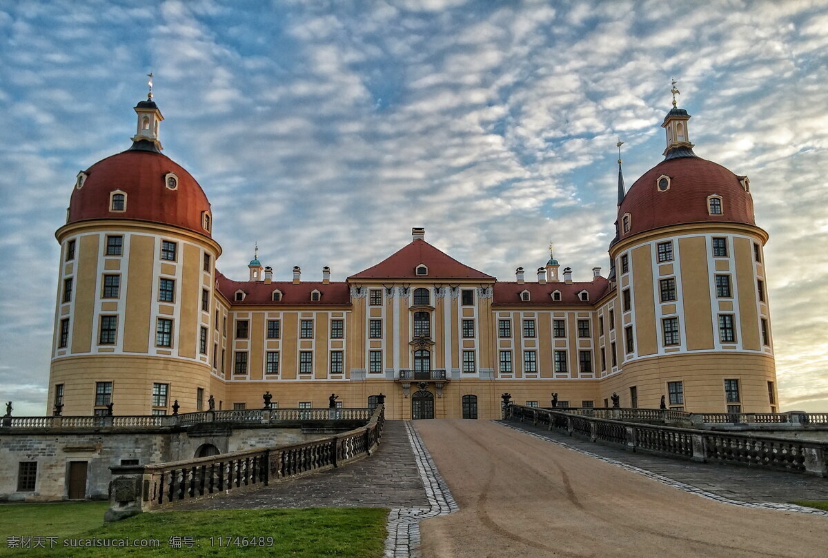 古典 欧洲 古城堡 建筑 高清 德国 莫里茨堡 古堡 城堡 碉堡