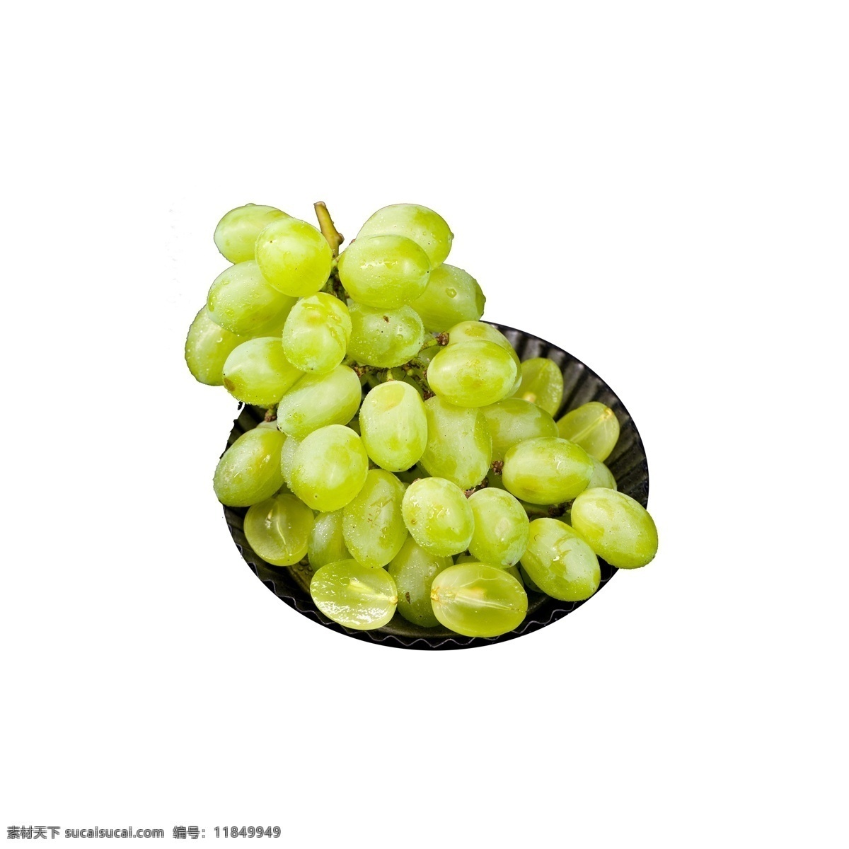葡萄素材 绿色葡萄 绿色食物 绿色素材 蔬菜水果素材 分层