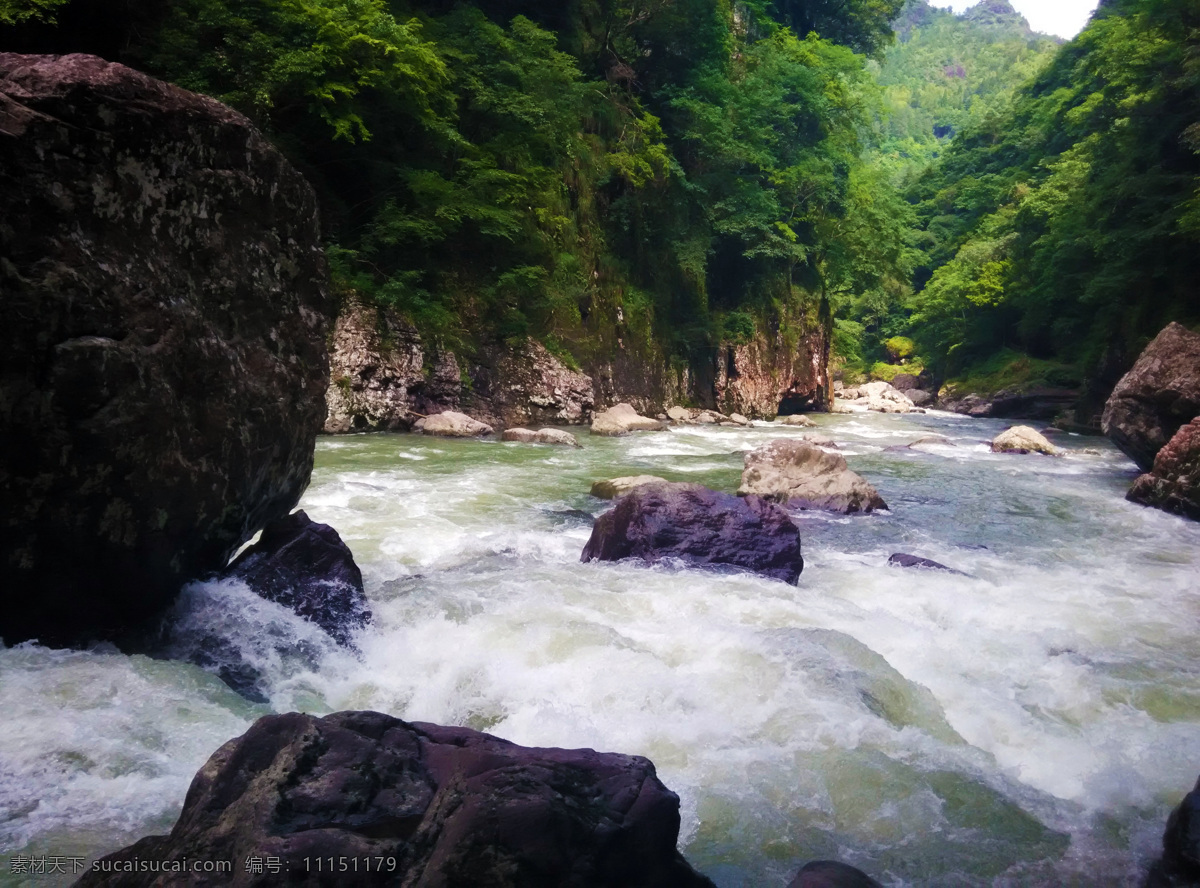 鸳鸯溪 福建省 宁德市 屏南县 旅游景区 自然景观 山水 溪流 绿色 岩石 旅游摄影 自然风景