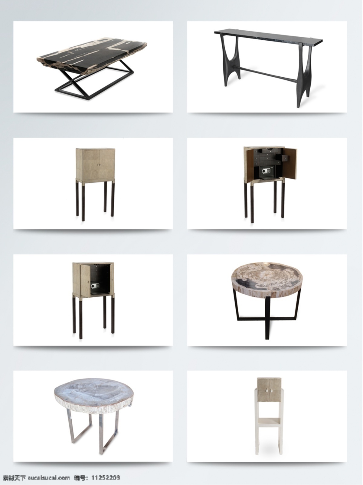 中国 风 家具 桌椅 圆形茶几 储物柜 木质柜子 木质椅子 长方形茶几