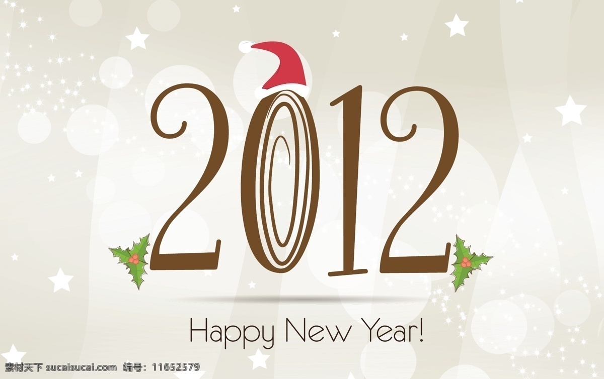 2012 圣诞 字体 矢量 圣诞节 矢量素材 数字 新年快乐 花果 伊面 矢量图 其他矢量图