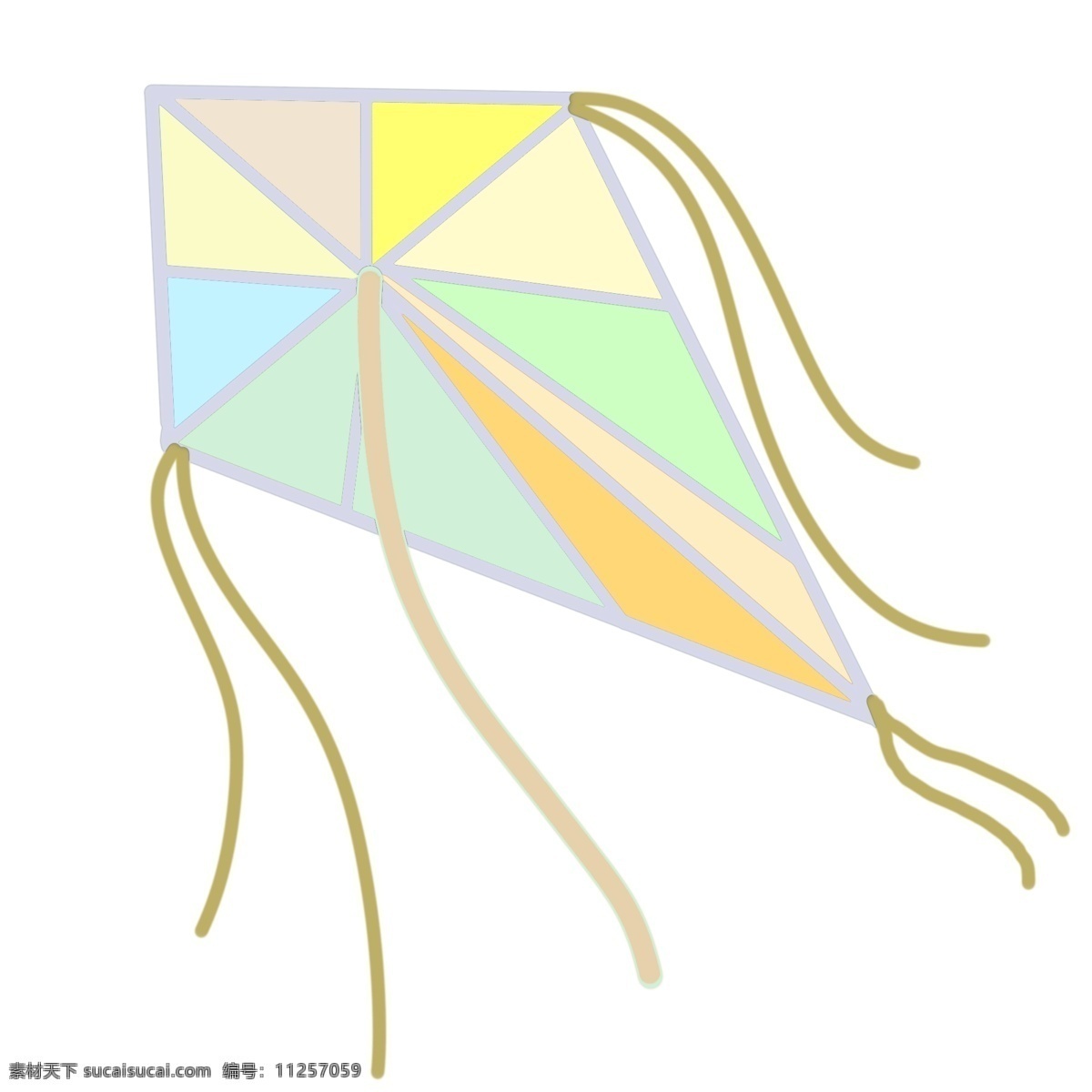 立体 风筝 装饰 插画 立体风筝 漂亮的风筝 彩色的风筝 风筝装饰 风筝插画 精美风筝