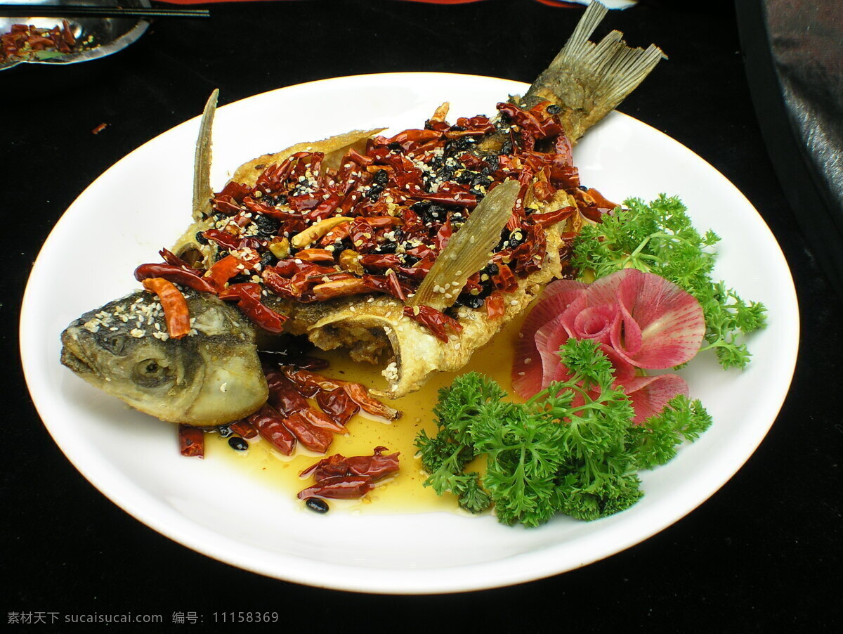 长沙 香辣 鱼 长沙香辣鱼 鱼类 美味 菜肴 中华美食 餐饮美食 食物