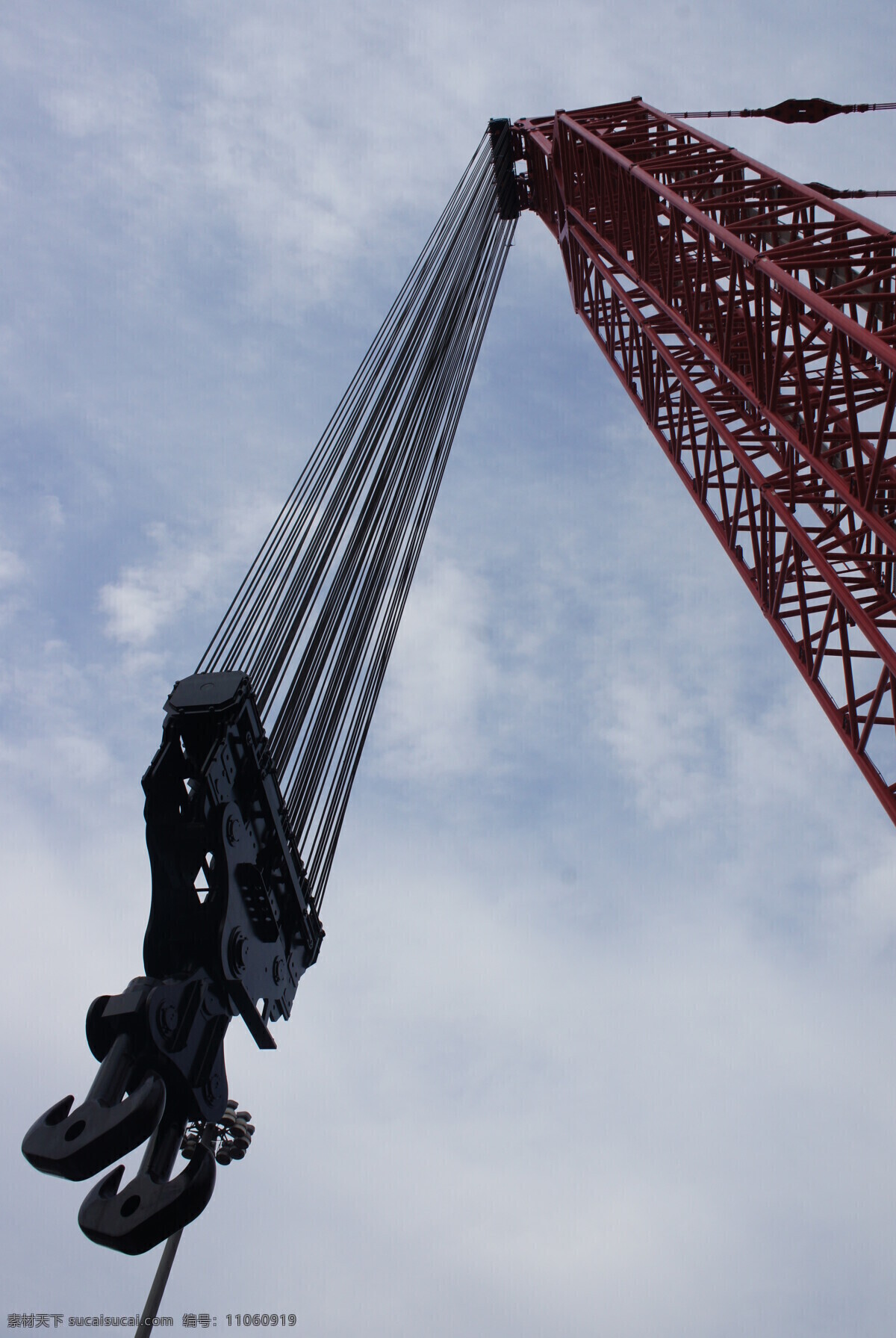 吊车 吊钩 钢丝 机械 工业生产 现代科技