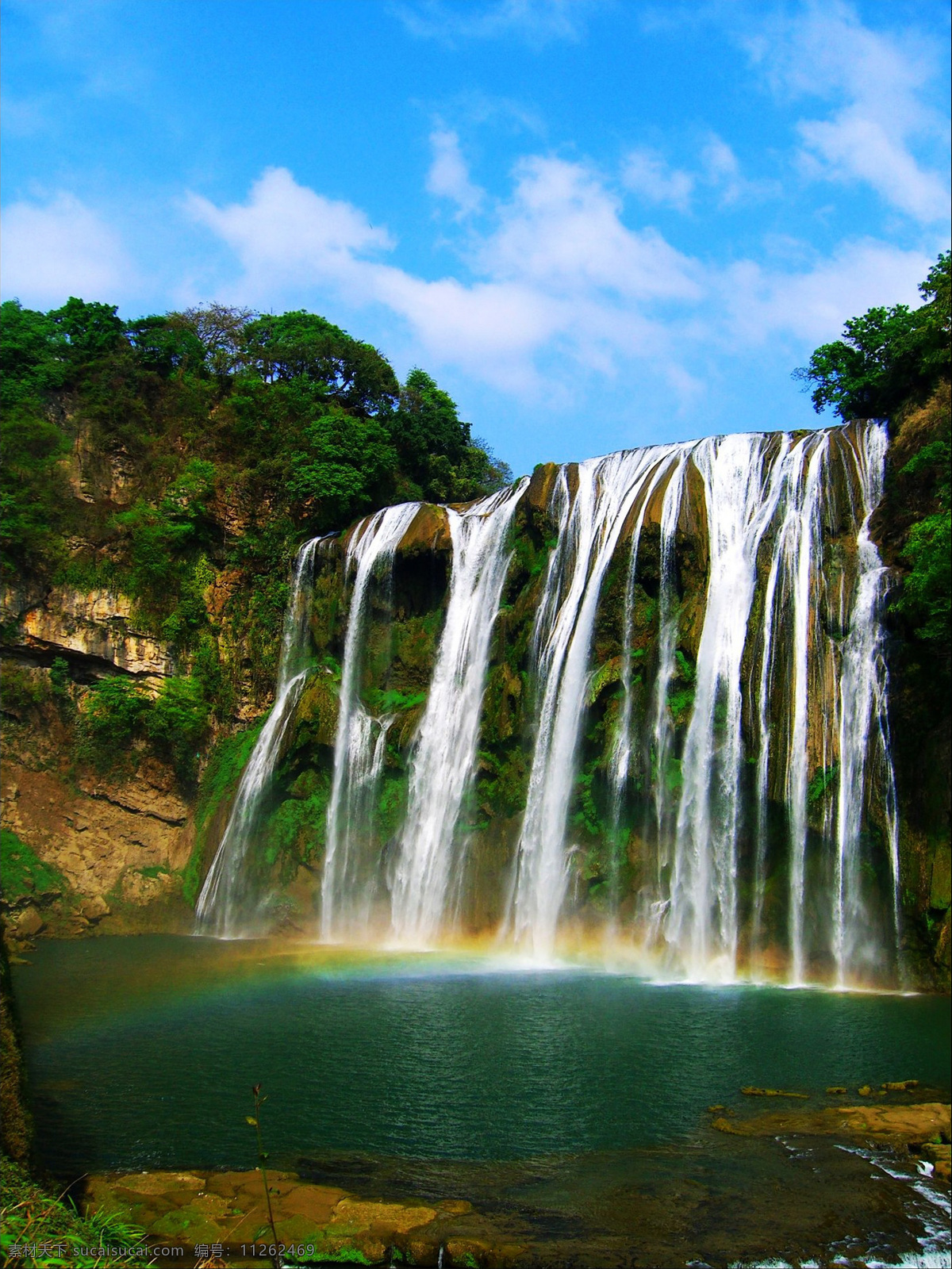 瀑布 黄果树瀑布 高山流水 瀑布美景 瀑布摄影 旅游摄影 自然风景